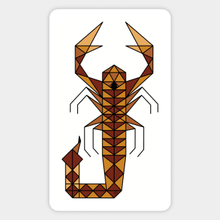 Scorpion - Geometric Abstract Magnet